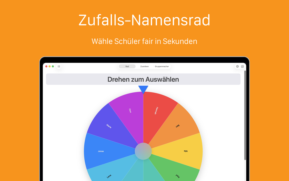 Name Wheel — Mac