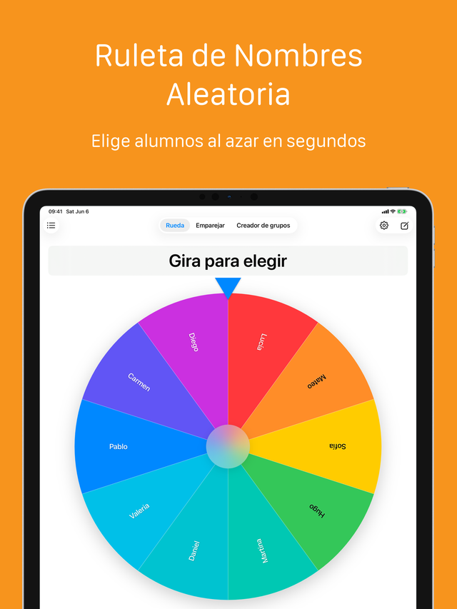 Name Wheel — iPad